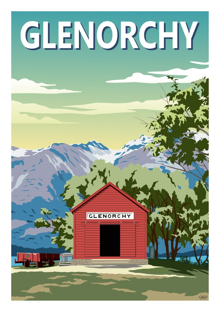 Glenorchy Red Shed, Summer