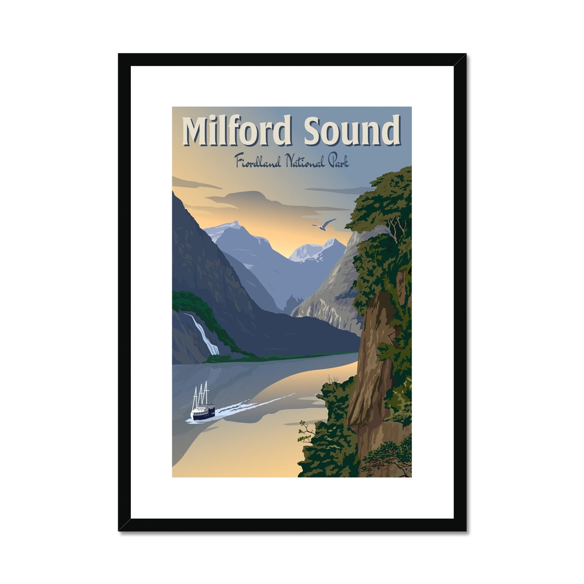 Milford Sound Framed & Mounted Print