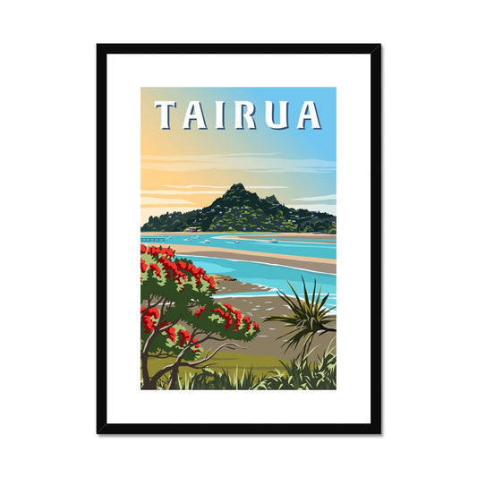 Tairua Framed & Mounted Print
