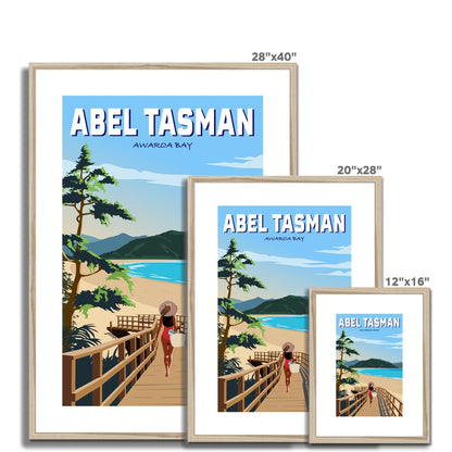 Abel Tasman - Awaroa Bay Framed & Mounted Print