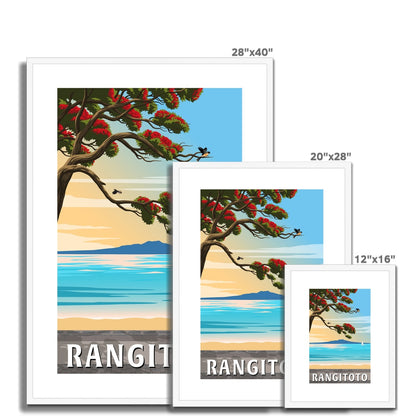 Rangitoto Framed & Mounted Print