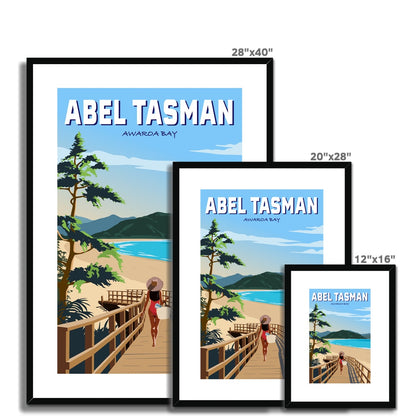 Abel Tasman - Awaroa Bay Framed & Mounted Print