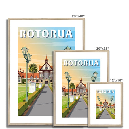 Rotorua Museum and Gardens Framed & Mounted Print