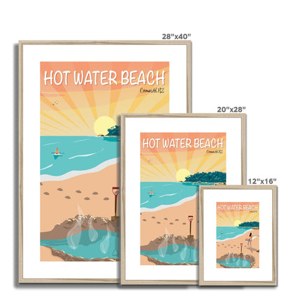 Hot Water Beach Framed & Mounted Print