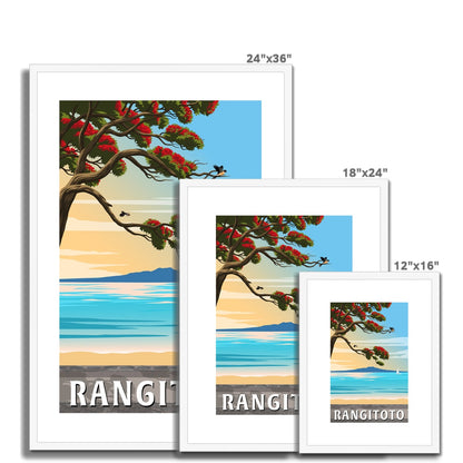 Rangitoto Framed & Mounted Print