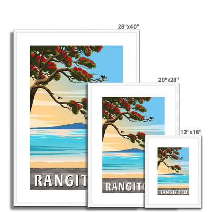 Rangitoto Framed & Mounted Print