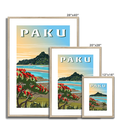 Mt Paku - Tairua Framed & Mounted Print