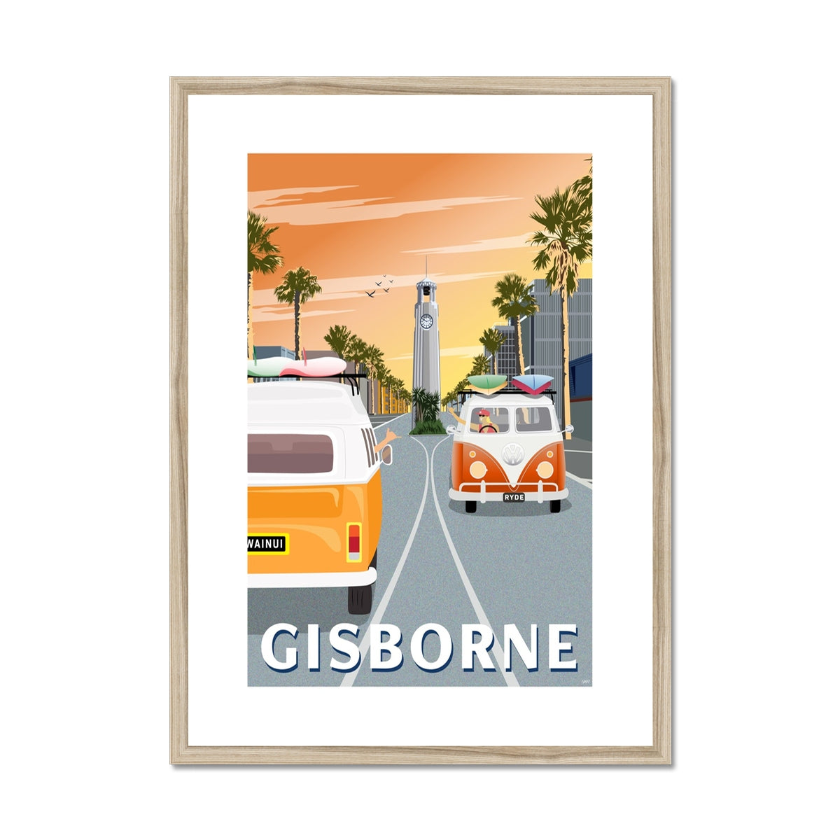 Gisborne Sunrise Framed & Mounted Print