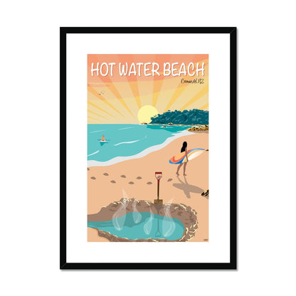 Hot Water Beach Framed & Mounted Print