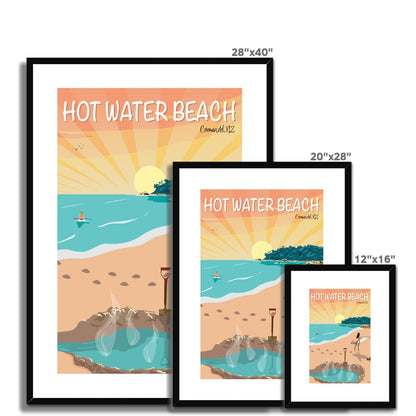 Hot Water Beach Framed & Mounted Print