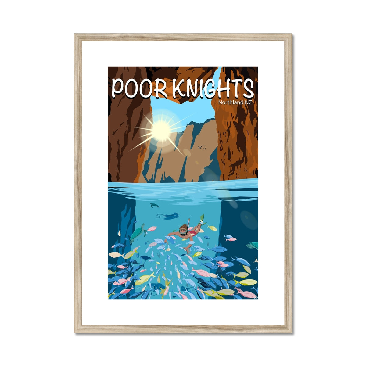 Poor Knights Framed & Mounted Print