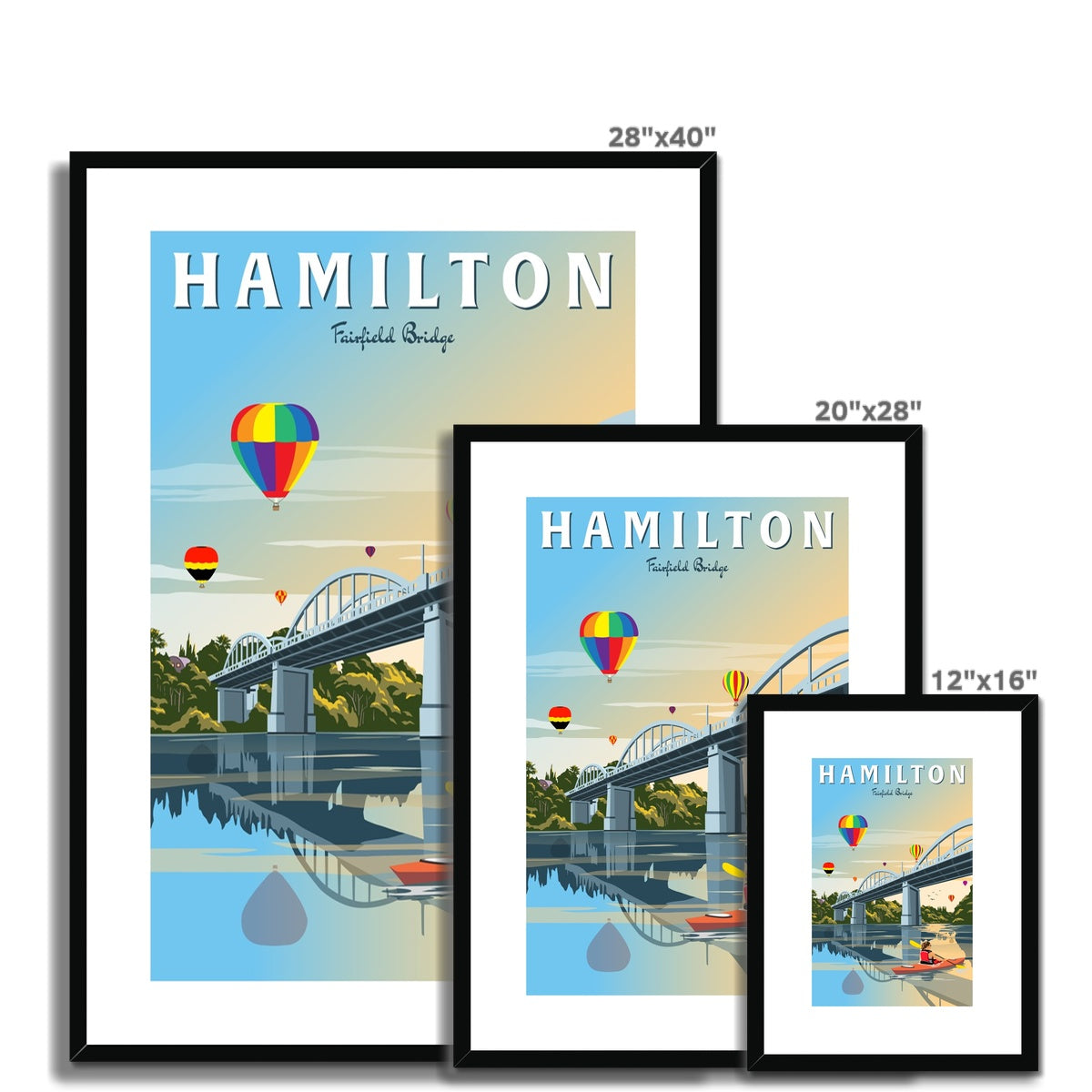 Hamilton Framed & Mounted Print