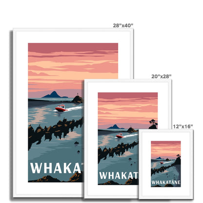 Whakatane Framed & Mounted Print