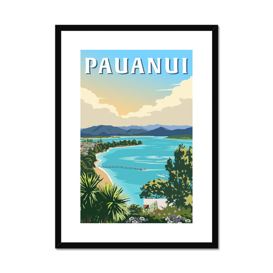 Pauanui Framed & Mounted Print