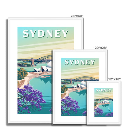 Sydney Framed & Mounted Print