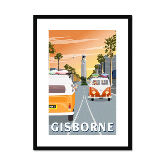 Gisborne Sunrise Framed & Mounted Print