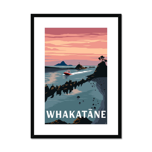 Whakatane Framed & Mounted Print