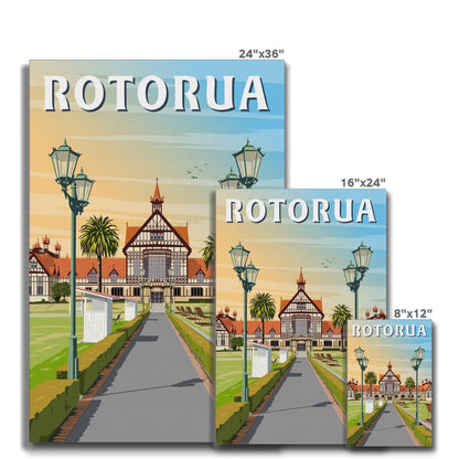 Rotorua Museum and Gardens Canvas