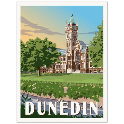 Dunedin Travel Poster, New Zealand