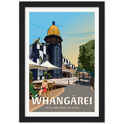 Whangārei - The Hundertwasser Art Centre - Travel Poster, New Zealand