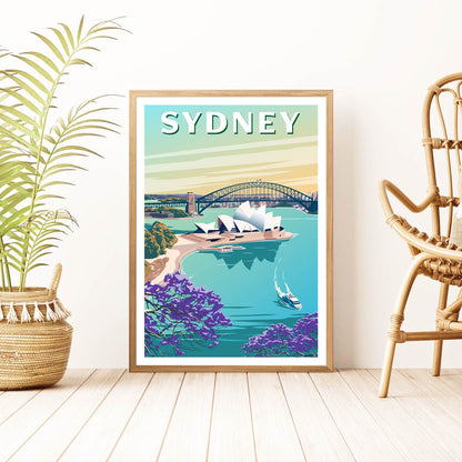 Sydney Travel Poster, Australia