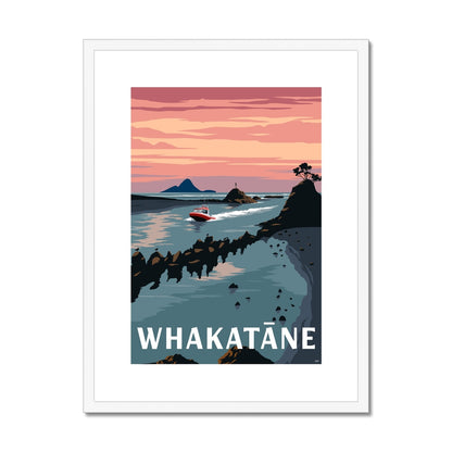 Whakatane Framed & Mounted Print