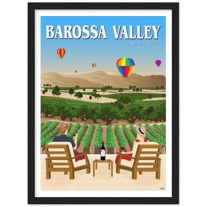 Barossa Valley Travel Poster, South Australia