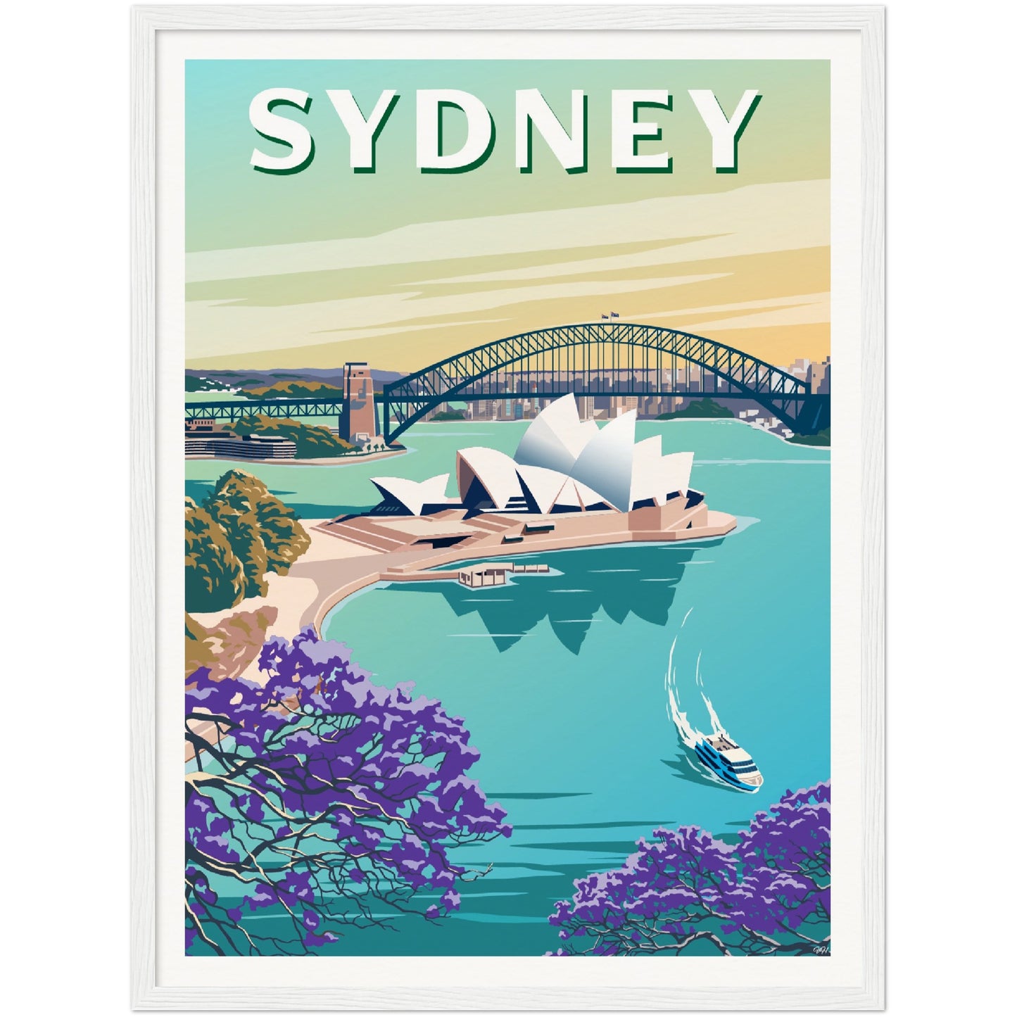 Sydney Travel Poster, Australia