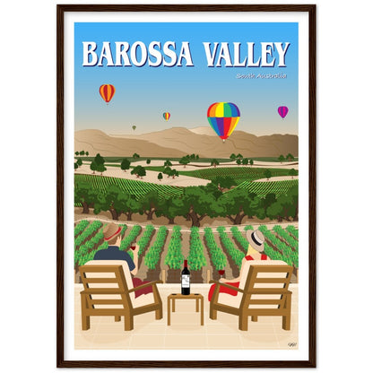 Barossa Valley Travel Poster, South Australia