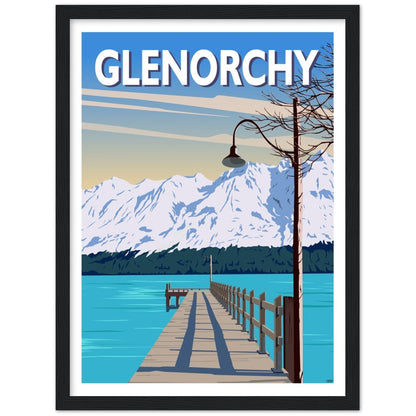 Glenorchy Wharf in Winter, New Zealand
